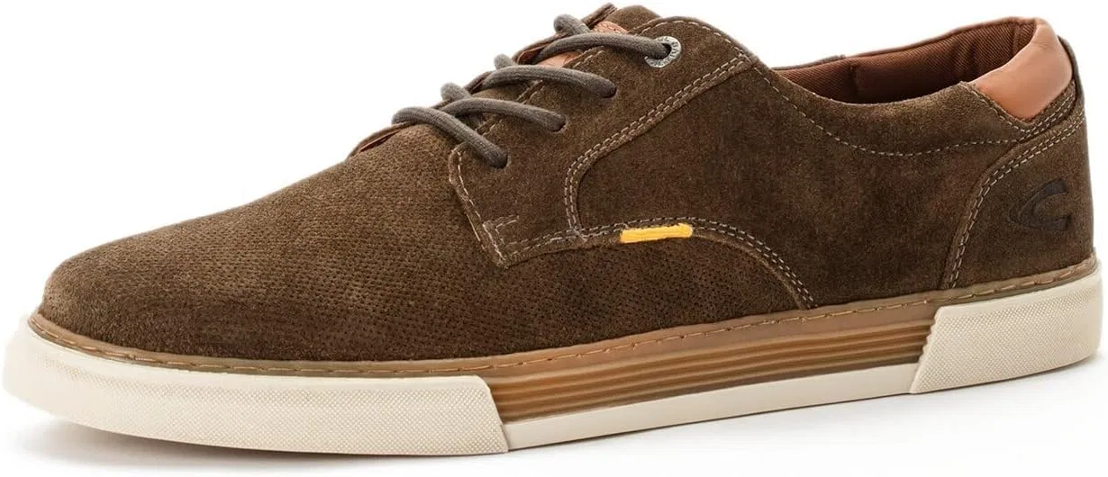Мужские кожаные кроссовки Camel Active, темно-зеленый — фото 3