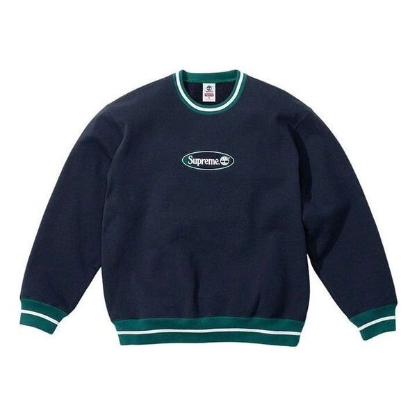 

Свитер x timberland crewneck 'navy green' Supreme, синий