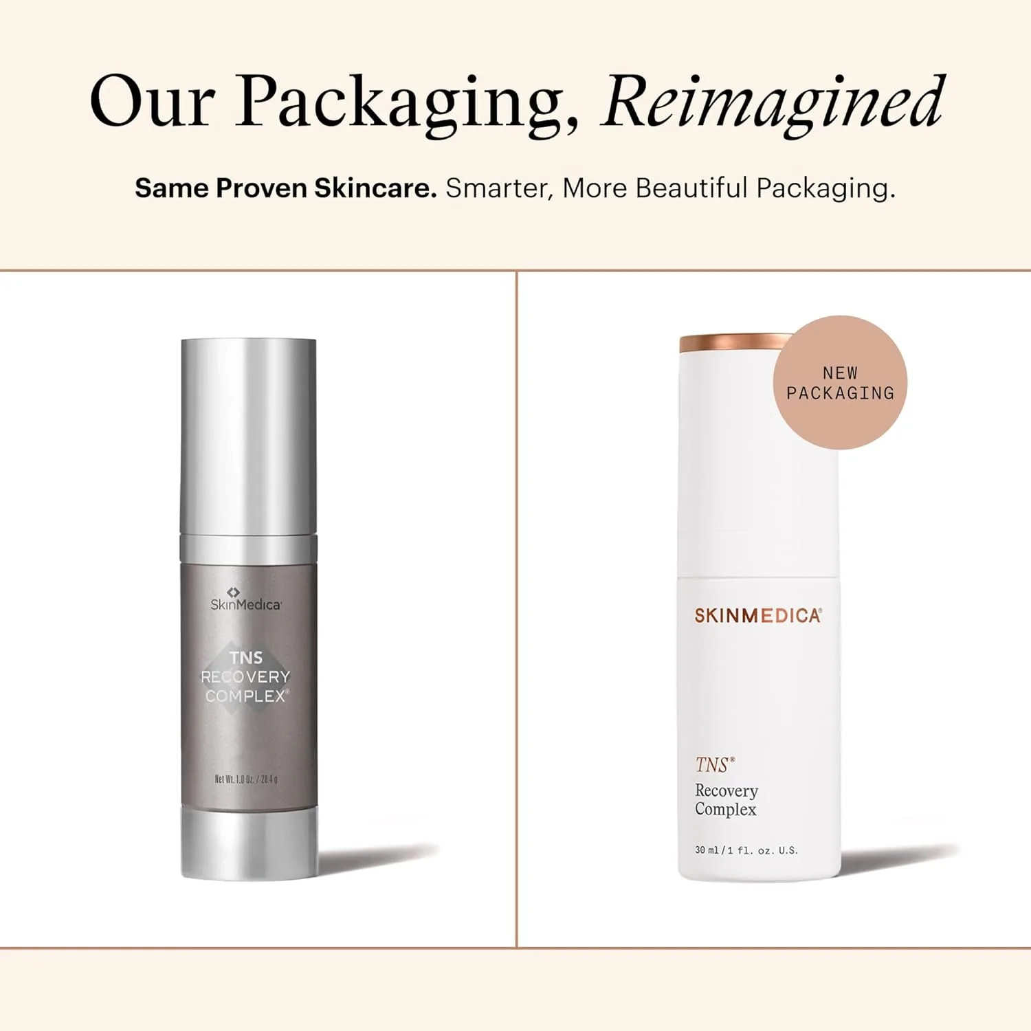 SkinMedica TNS Recovery Complex - технология ухода за кожей на основе фибробластов, содержащая экзосомы и факторы роста для заметного уменьшения мелких морщин, НОВАЯ УПАКОВКА, 28 г — фото 2