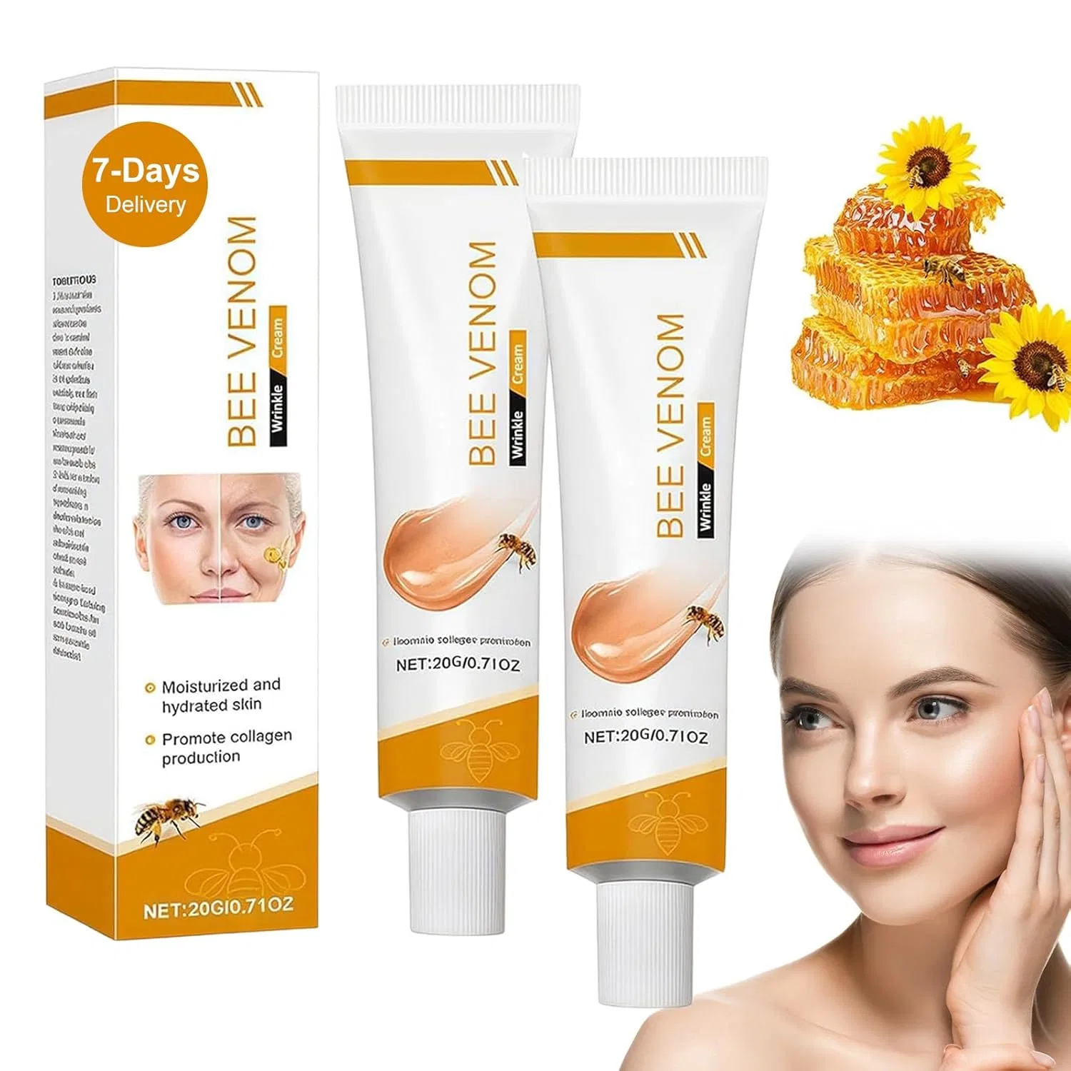 Эссенция BASTOUR — От морщин с пчелиным ядом, по , Pack Of, 20 г
