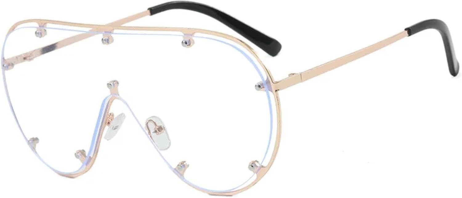 

Модные солнцезащитные очки большого размера для женщин в стиле ретро, ​​конфетных цветов, с защитой от УФ-излучения UV400, для мужчин, для занятий спортом на открытом воздухе TKKTLLT, Gold