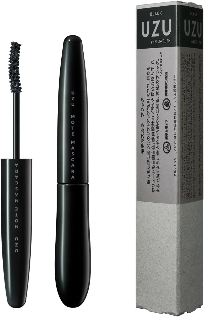 Тушь для ресниц Uzu Motemascara черная, 1 шт