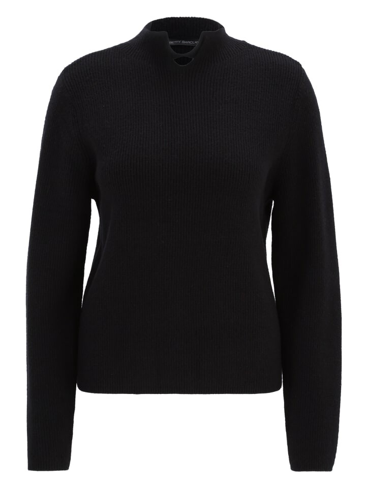 

Пуловер Betty Barclay Strickpullover mit Struktur, черный