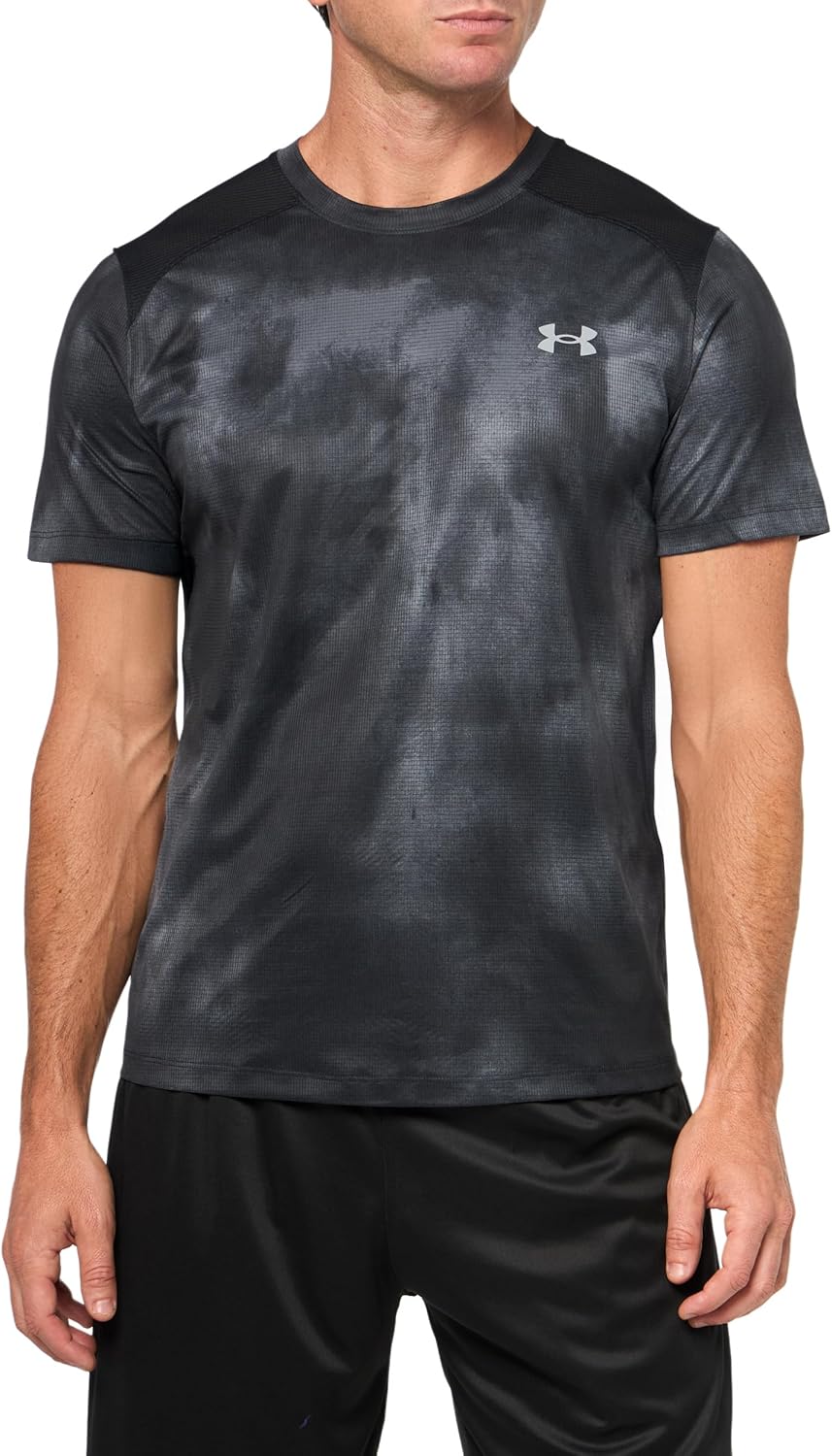 

Мужская футболка с коротким рукавом Under Armour CoolSwitch Printed, (003) Black/Castlerock/Reflective, Черный, Мужская футболка с коротким рукавом Under Armour CoolSwitch Printed, (003) Black/Castlerock/Reflective
