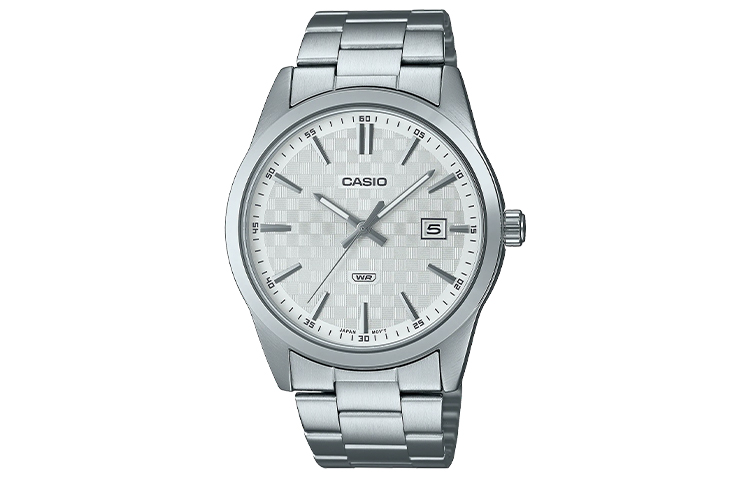 

CASIO Мужские серебряные часы серии Standard 48 мм MTP-VD03D-7A