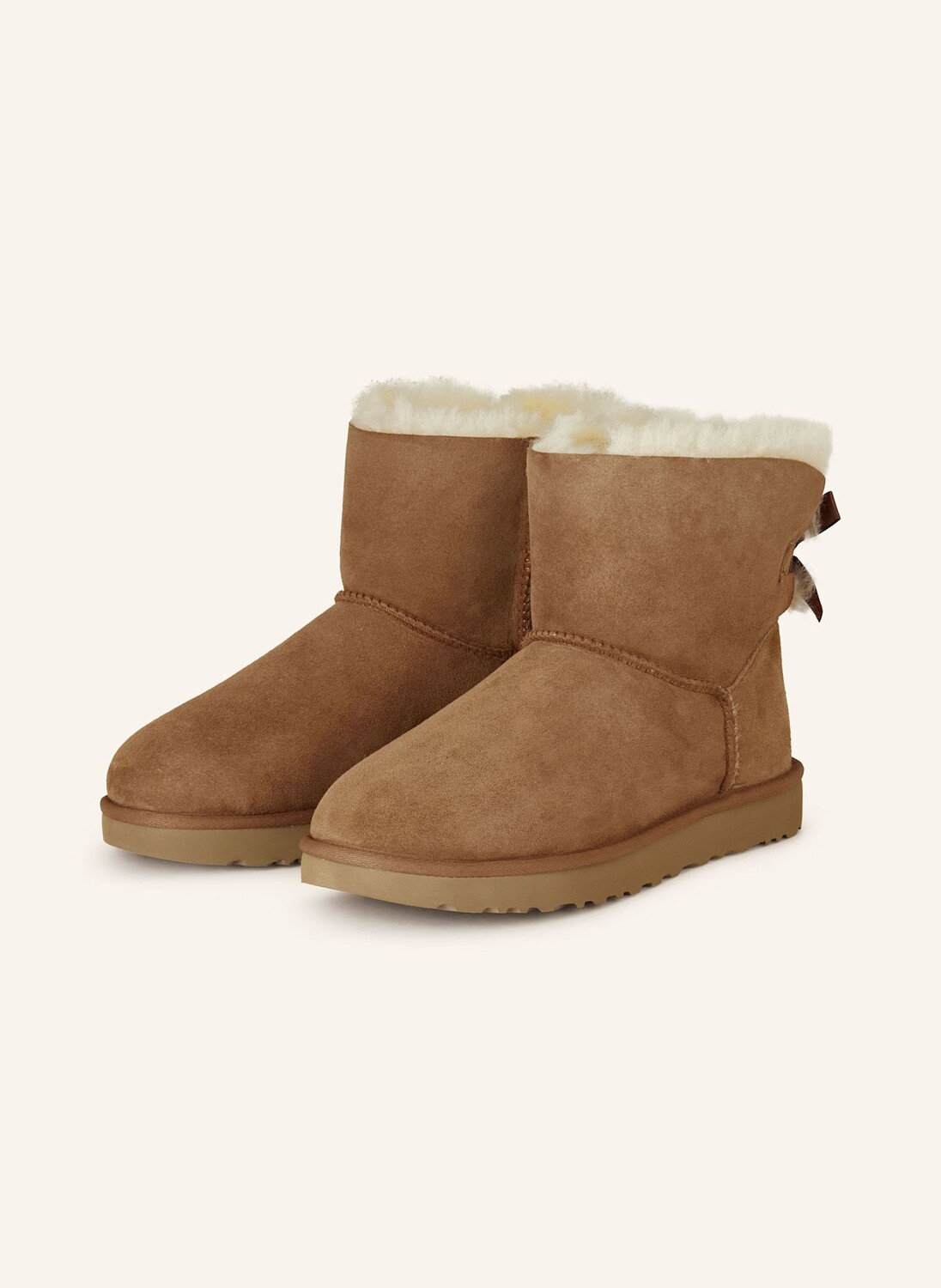 Ботинки UGG Bailey Bow II, коричневый