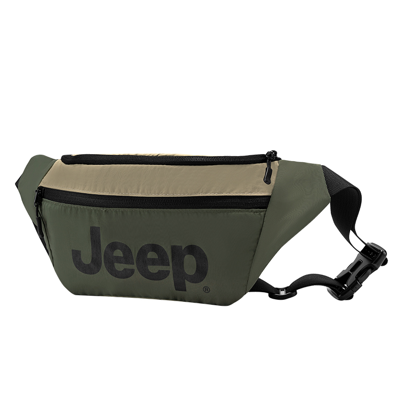 

Jeep Нейлоновый поясной рюкзак Regular Unisex Cool Gray/Vibrant Orange/Olive Green