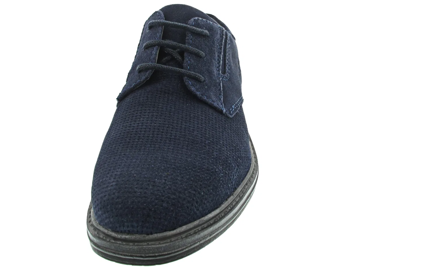 Туфли на шнуровке из велюра, Ruggiero Comfort Evo, синий — фото 4