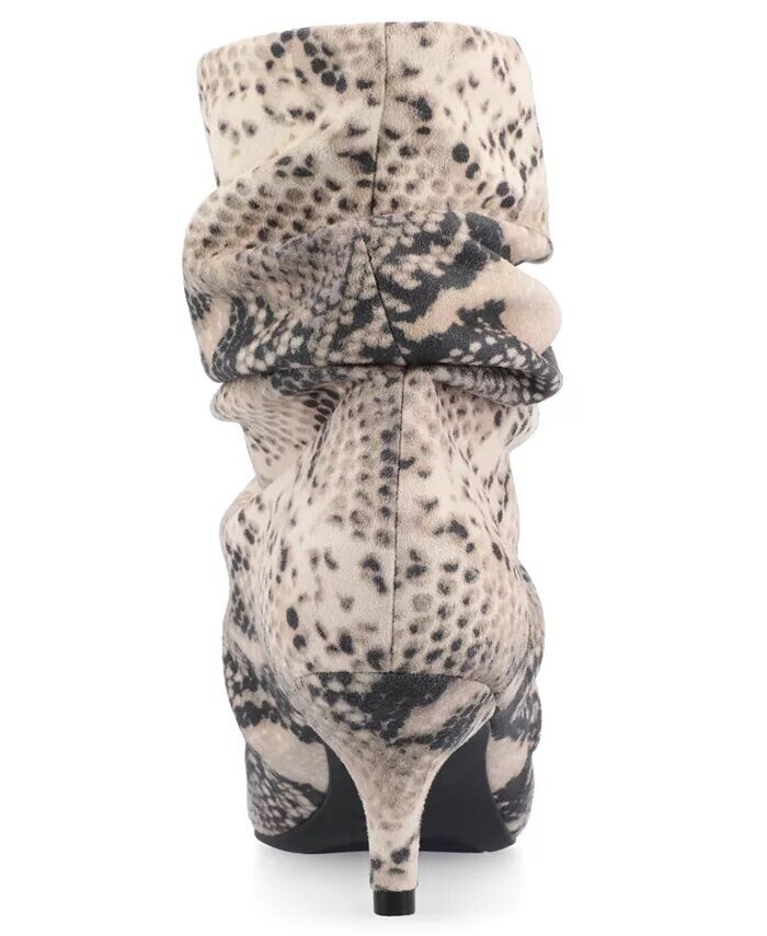 Женские ботильоны Jo Slouchy Kitten Heel Dress Booties Journee Collection, мультиколор — фото 3