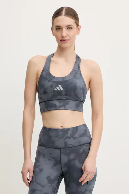 Спортивный бюстгальтер со средним уровнем поддержки Adidas Performance, серый
