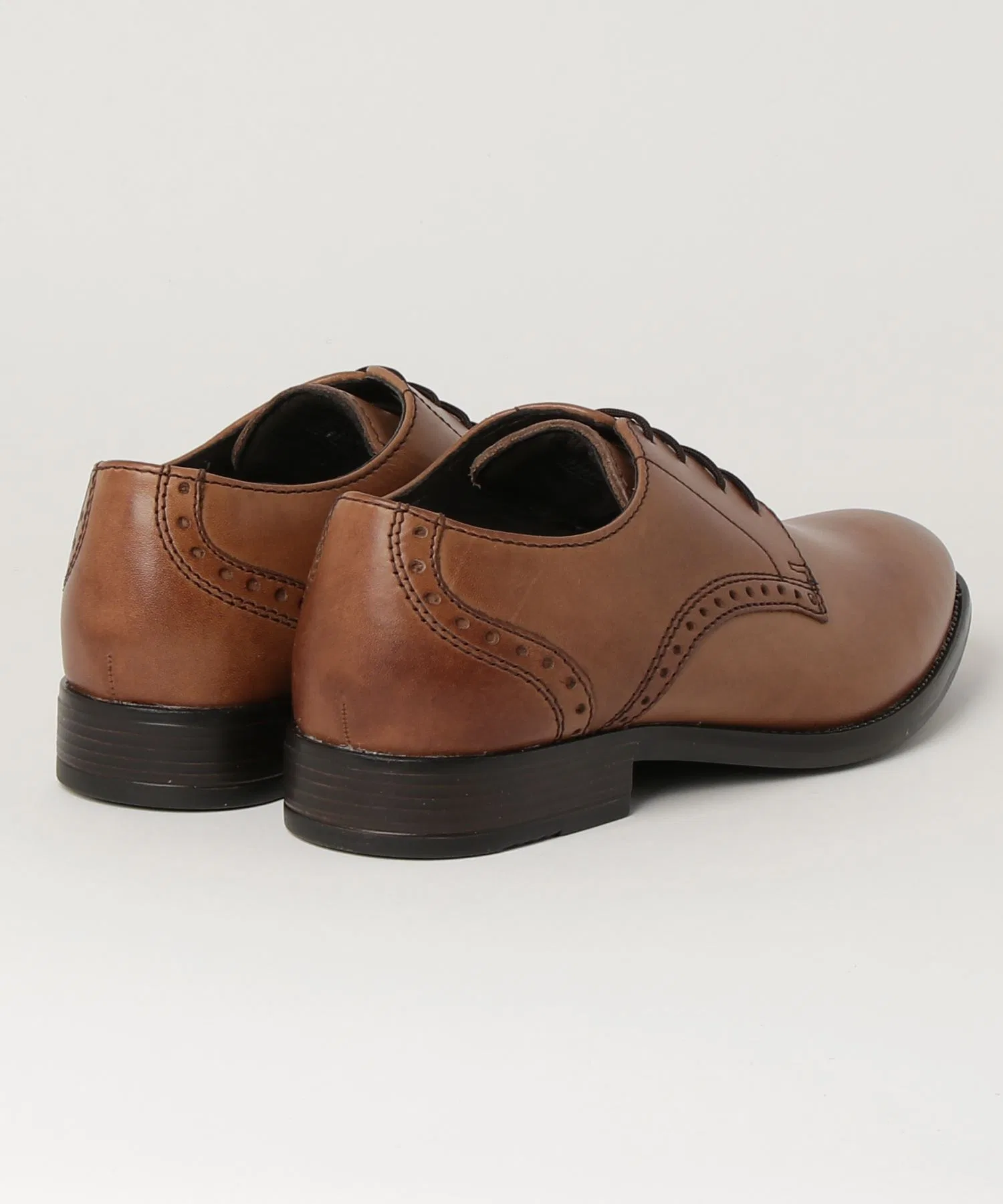 Мужские кожаные туфли Hawkins PLAIN HB50031 коричневые — фото 2