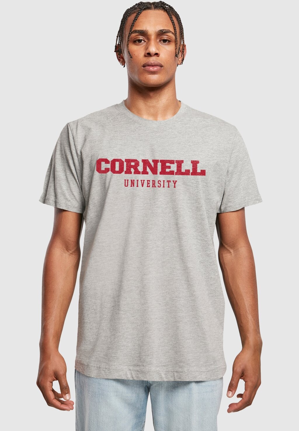 

Футболка с принтом CORNELL UNIVERSITY SCRIPT Merchcode, светло-серый