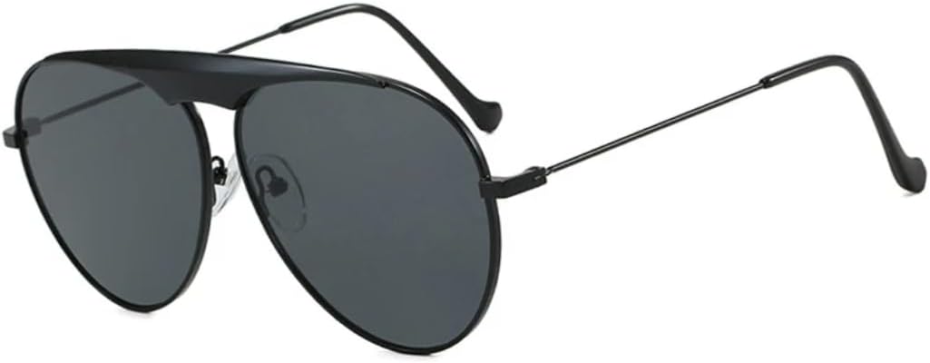 

Ретро металлические женские солнцезащитные очки, модные градиентные зеркальные мужские солнцезащитные очки в стиле панк для активного отдыха, защита от УФ-излучения UV400, зеленые TKKTLLT, Black Grey