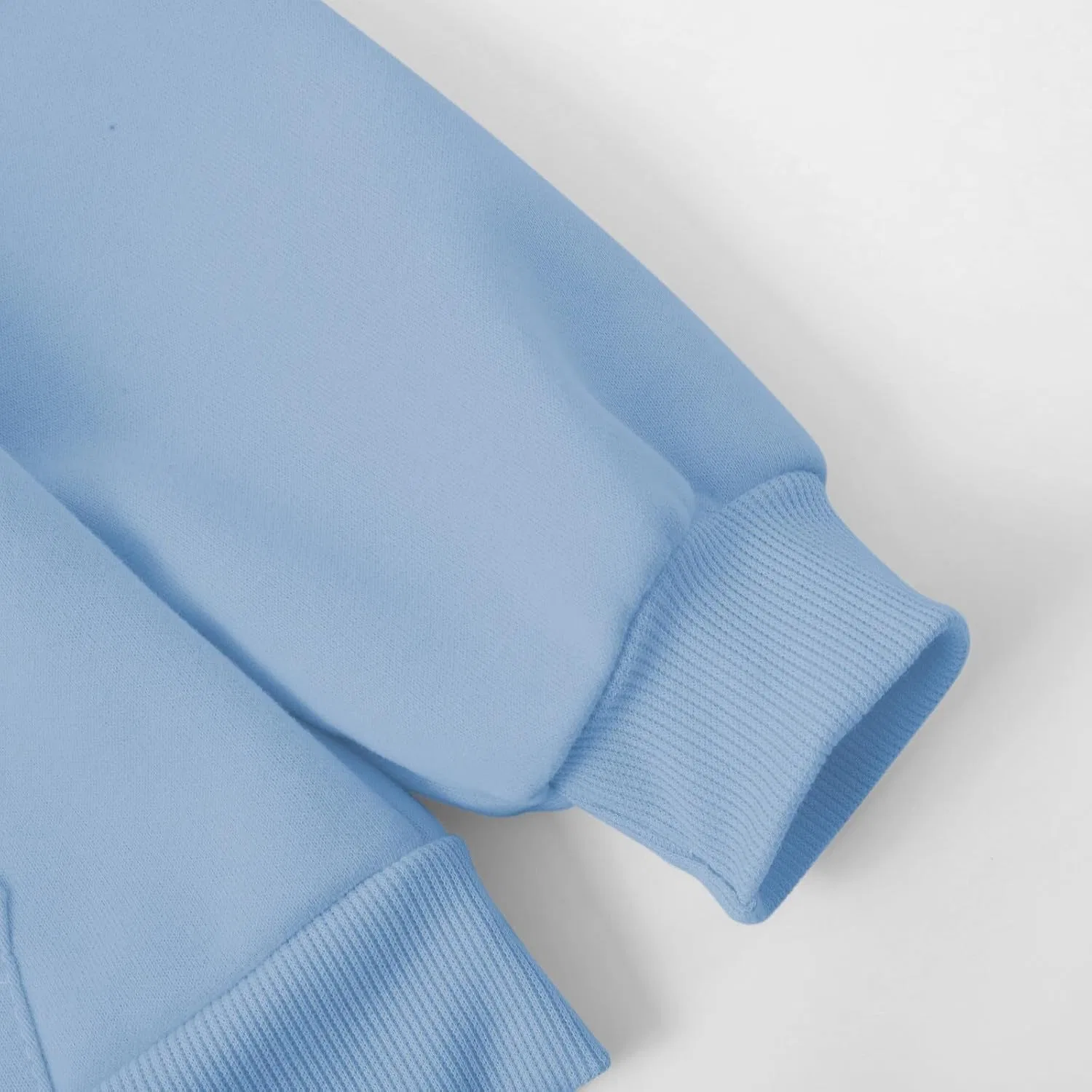 Худи оверсайз для девочек, бренд Generic, Sky Blue — фото 4