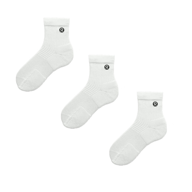 

SS24 носки Mid Calf женские 3 пары Lululemon, белый