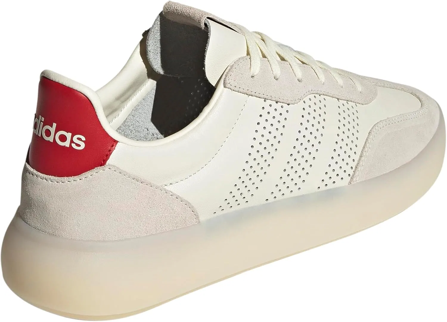 Кроссовки adidas Barreda Decode, Off White/Off White/Better Scarlet — фото 3
