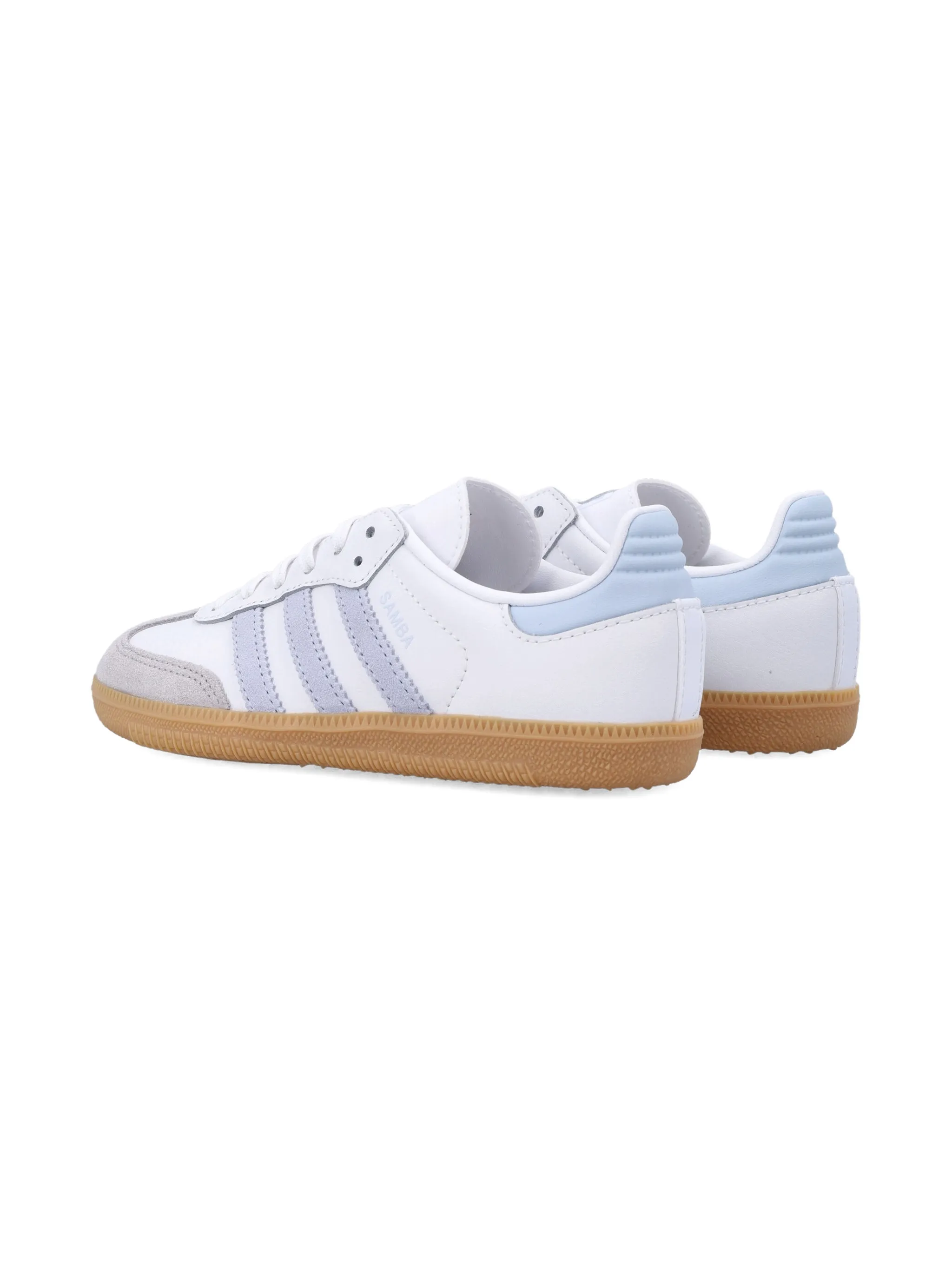 Полосатые кроссовки Samba OG Adidas Kids, белый — фото 3