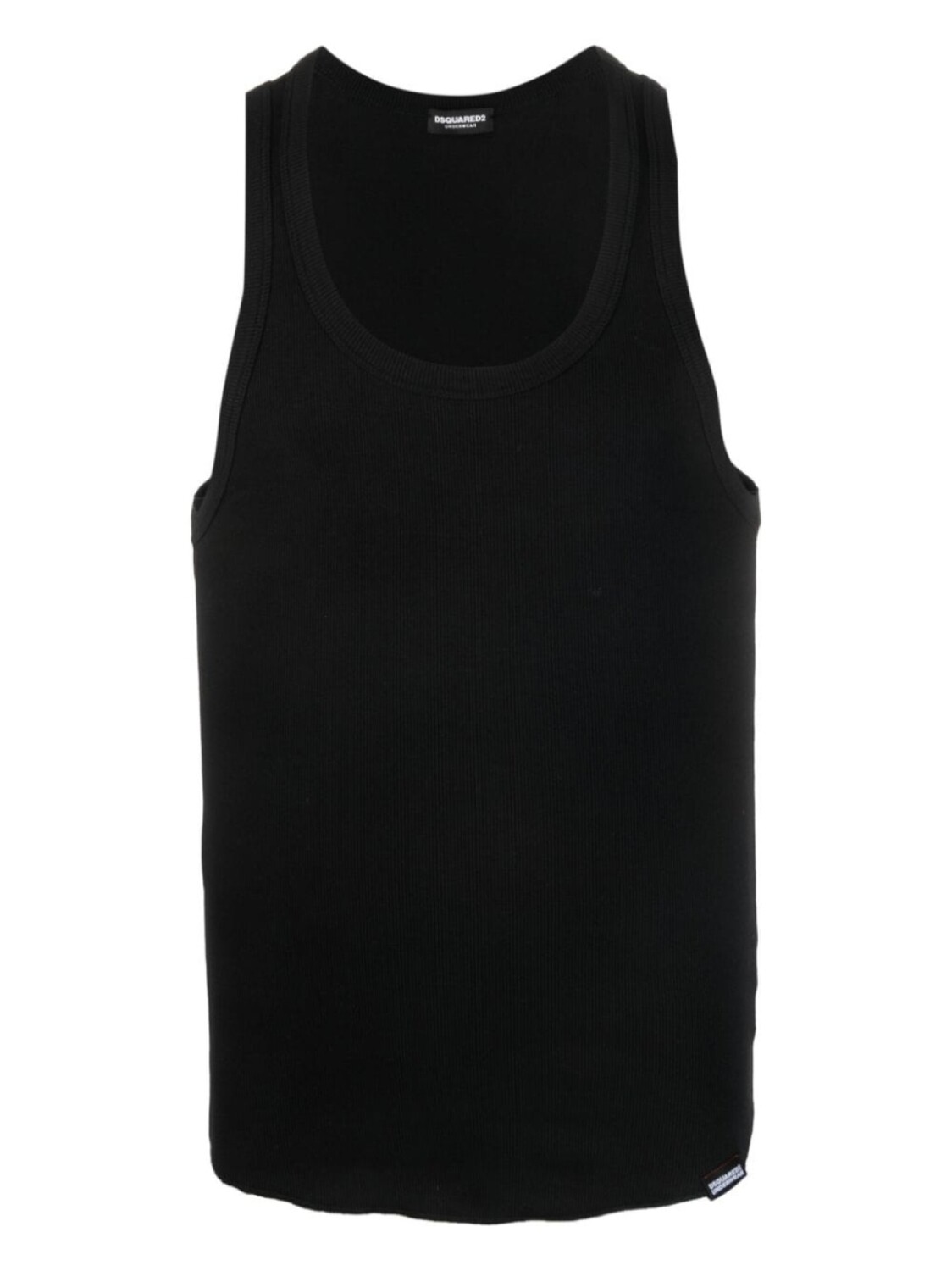 

DSQUARED2 топ в рубчик, черный
