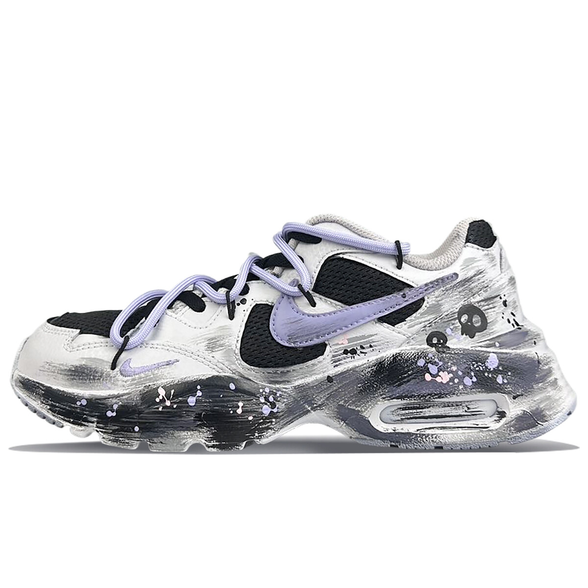 

Кроссовки Air Max Fusion женские с низким верхом, фиолетовые Nike