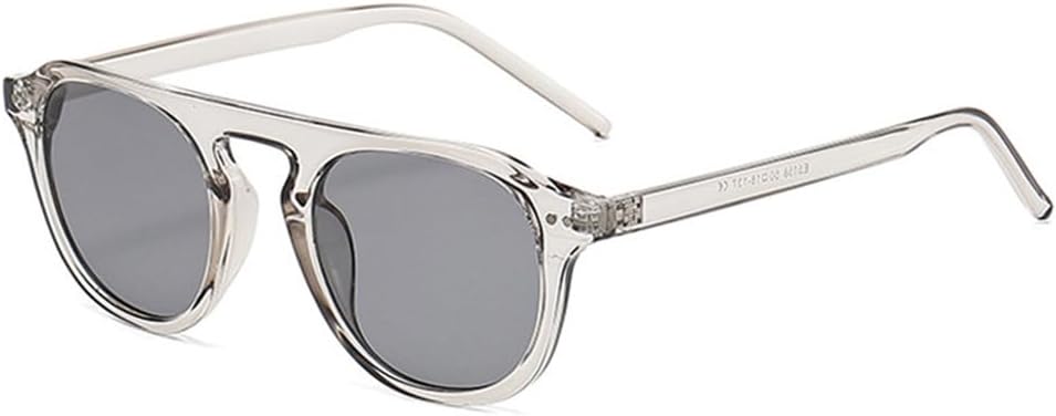 

Солнцезащитные очки UV400 для мужчин и женщин | Темно-зеленые заклепки | Линзы конфетных цветов для вождения и занятий спортом на открытом воздухе generic, Gray Light Gray