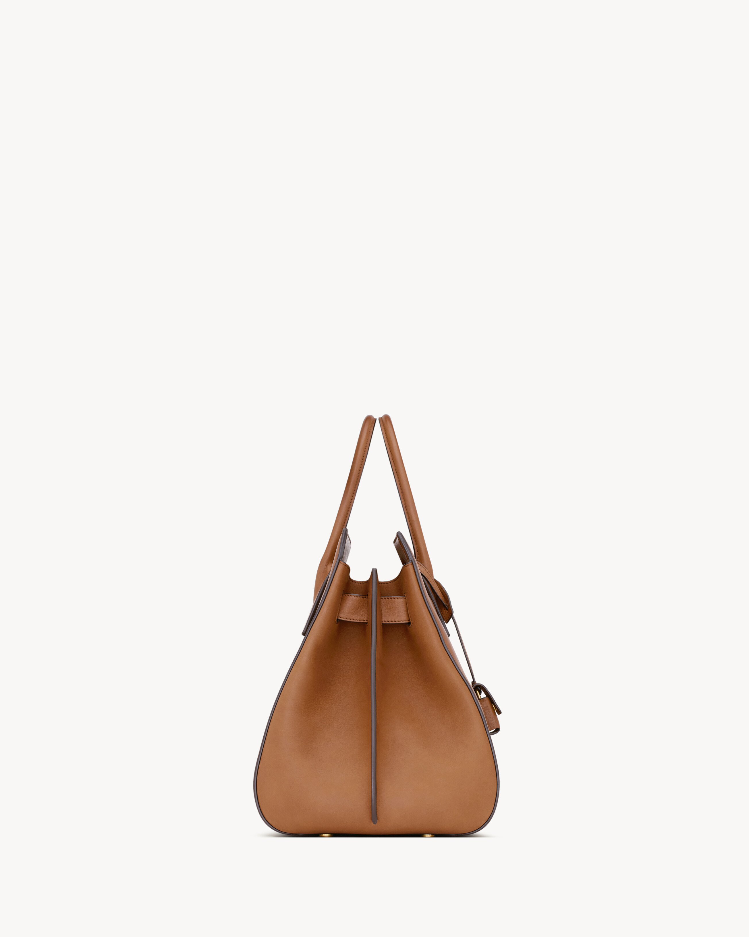 Культовая сумка SAC DE JOUR в совершенно новом исполнении Saint Laurent, коричневый — фото 4