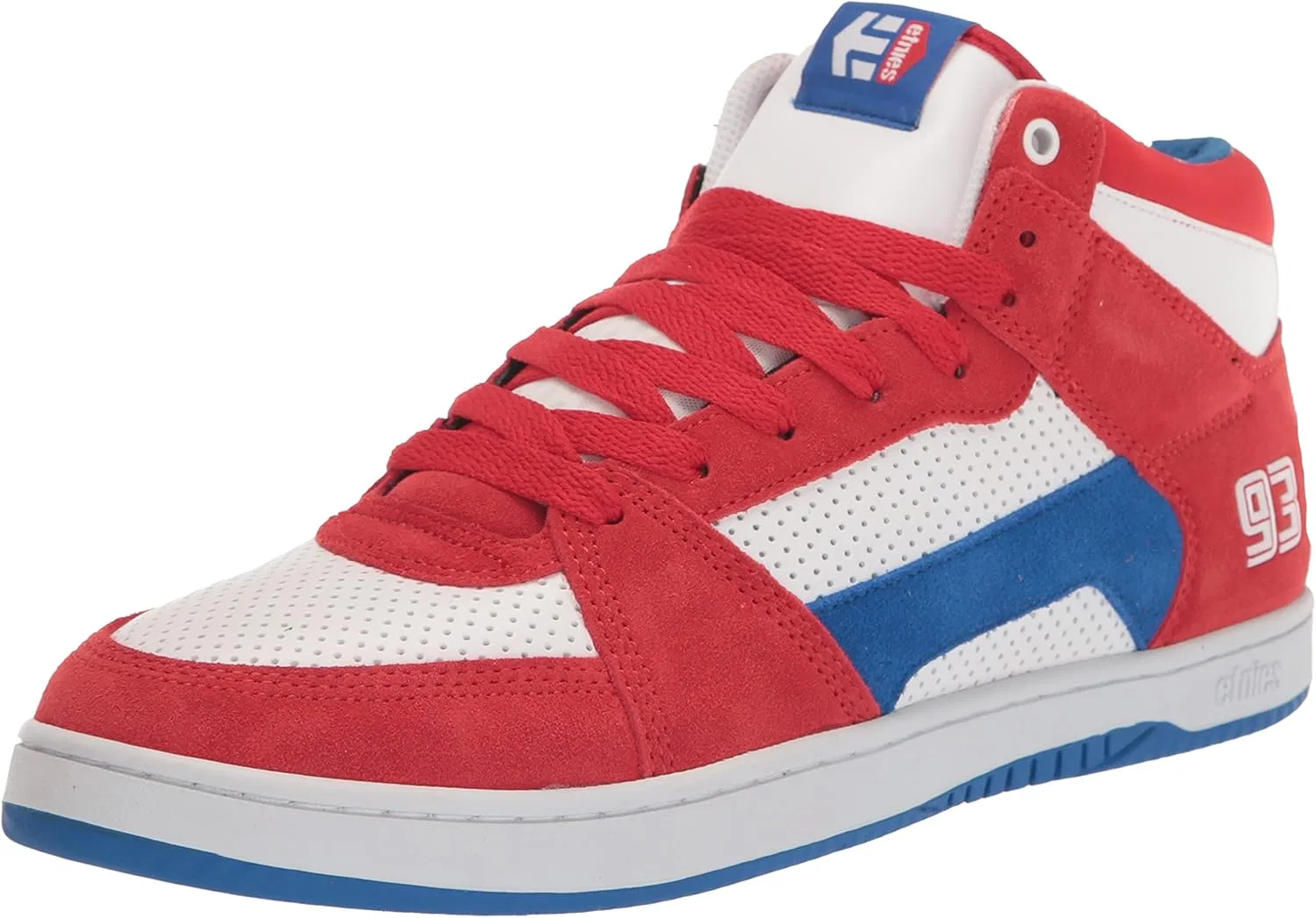 Мужские кроссовки для скейтбординга Etnies MC Rap Hi Top, Red / White / Blue