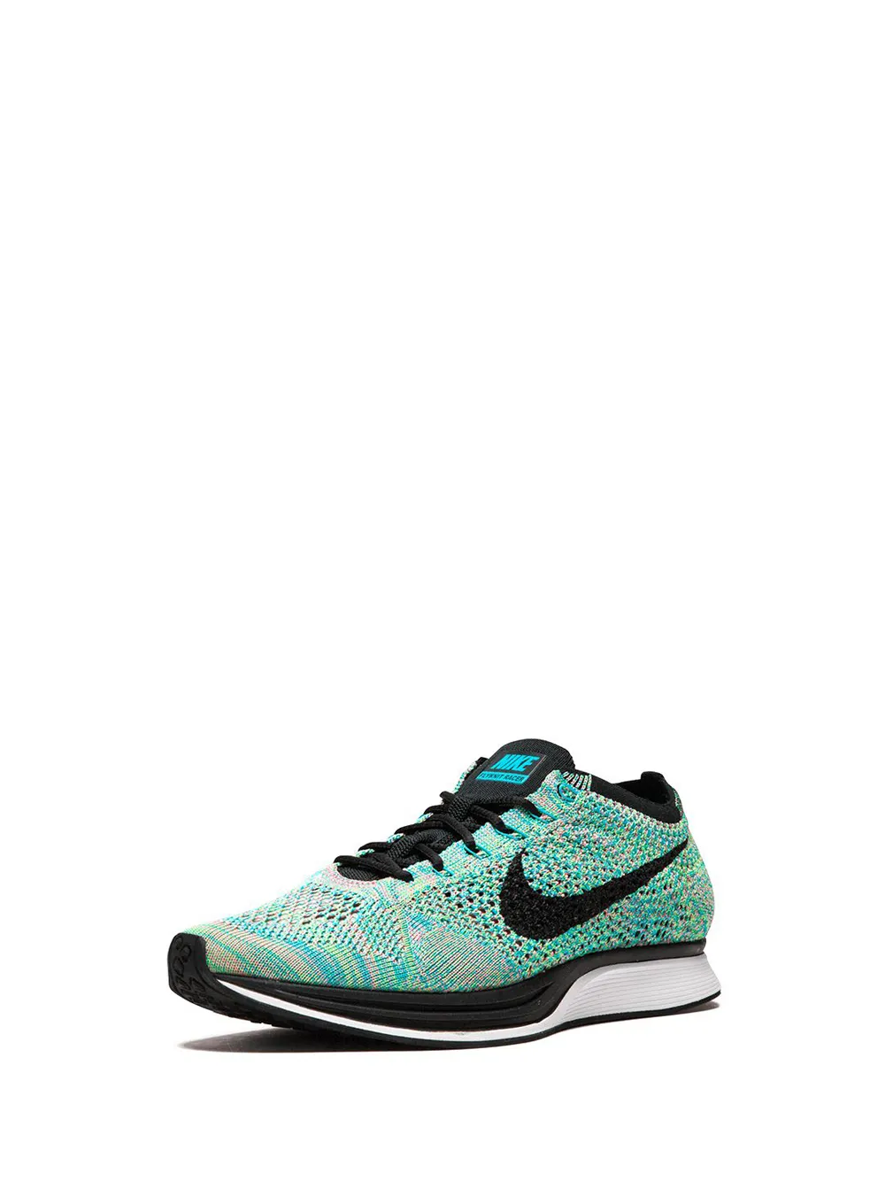 Кроссовки 'Flyknit Racer' Nike, зеленый — фото 4