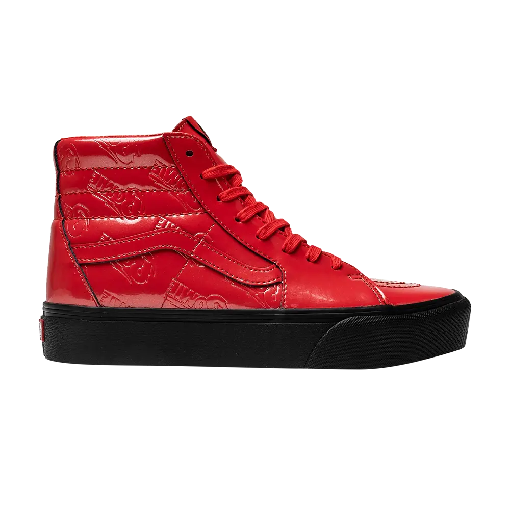 

Кроссовки David Bowie x Sk8-Hi Platform 2 Vans, красный