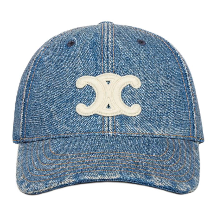 

CELINE Хлопковая денимовая бейсболка мужская синяя, Blue