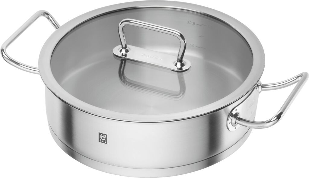 

Кастрюля Zwilling Pro круглая, 28 см, нержавеющая сталь 18/10, стеклянная крышка, полые ручки Zwilling J. A. Henckels