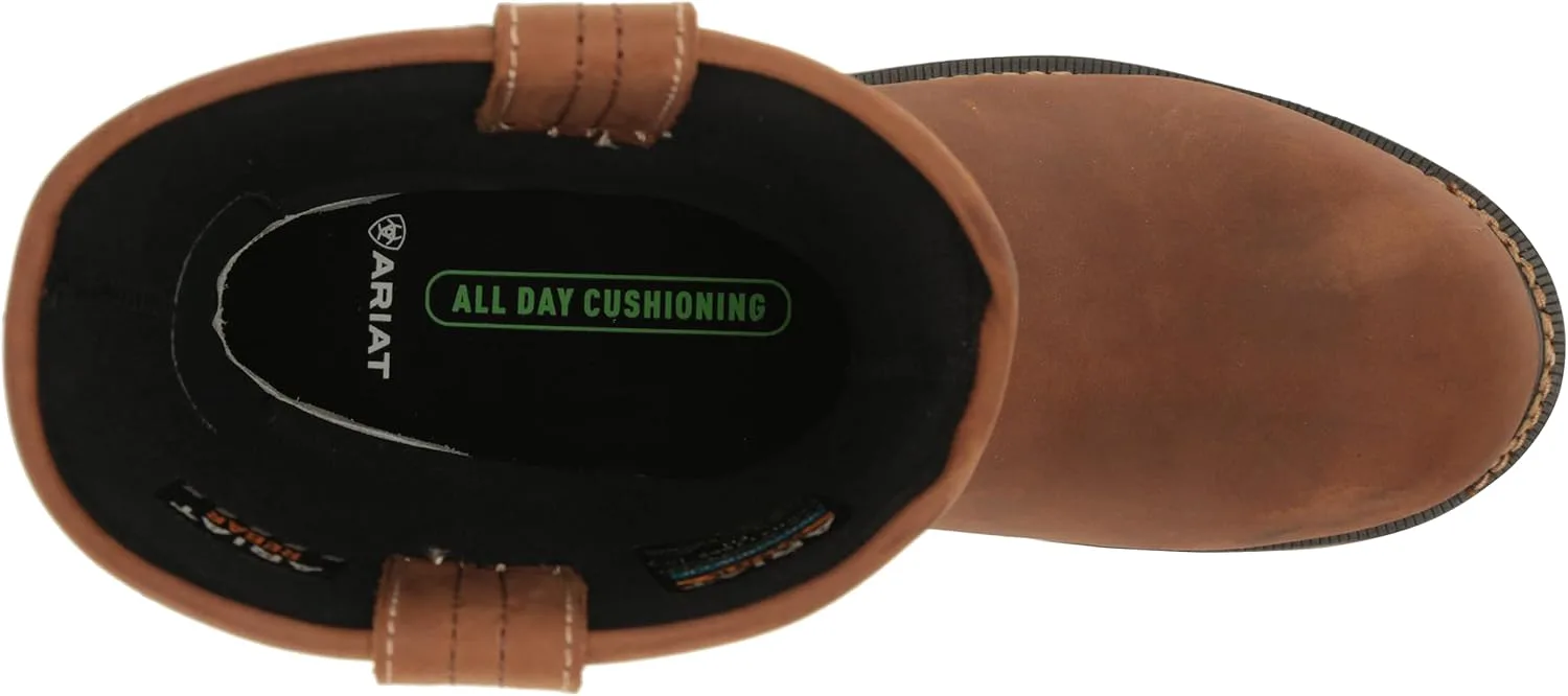 Мужские рабочие ботинки ARIAT Rebar Wedge Orgullo Mexicano водонепроницаемые Вестерн-бутсы — фото 4