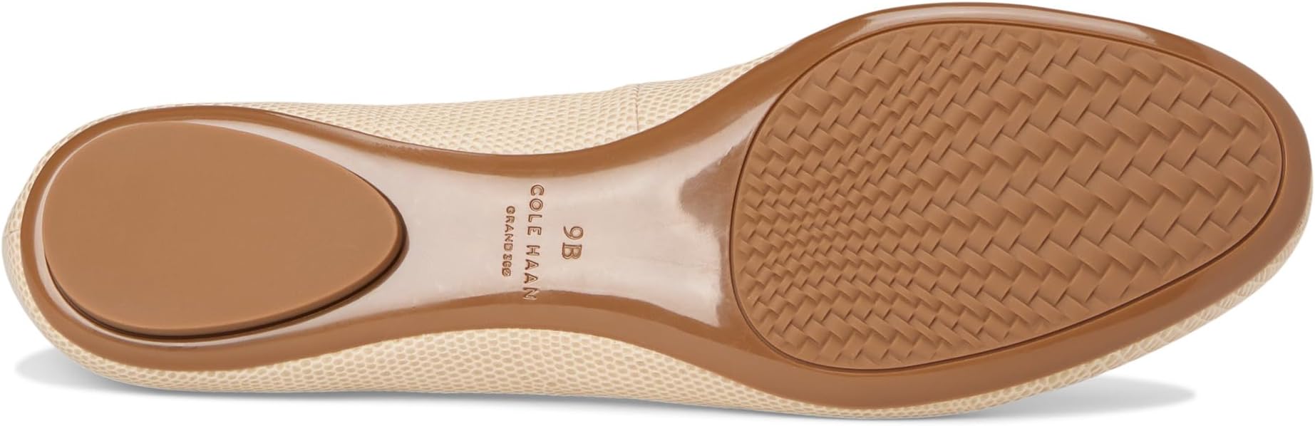 Балетки Cole Haan Georgie Ballet Flats, цвет Oat Lizrd Leather Print — фото 3