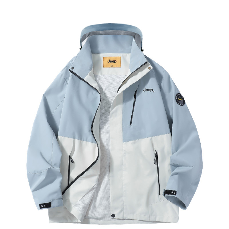 

Jeep Куртка из коллекции Leisure Unisex, Blue [Windproof and Waterproof-Unlined Jacket]