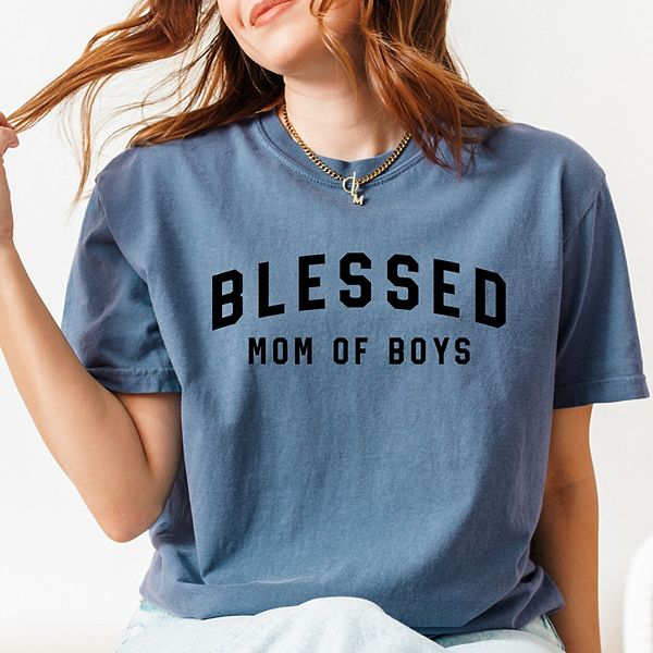 

Футболка Blessed Mom of Boys Simply Sage Market, Blue Jean, Зеленый, Футболка Blessed Mom of Boys Simply Sage Market, Blue Jean