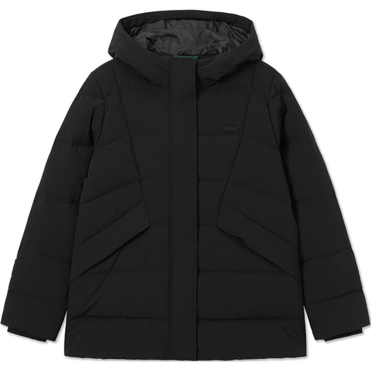 

LACOSTE Пуховик женский черный, Black
