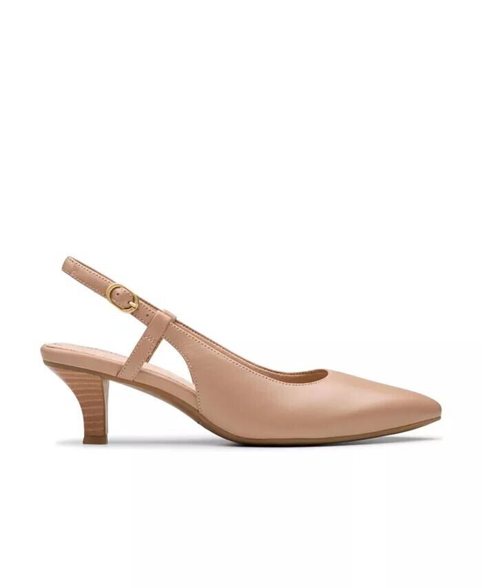 Женская коллекция Туфли с открытой пяткой Kepley Lane Clarks, бежевый — фото 2