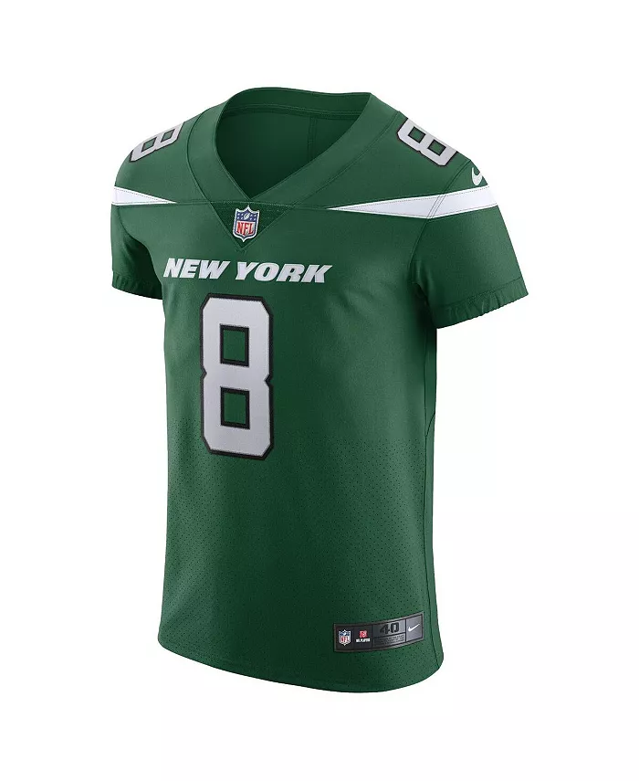 Мужская альтернативная элитная футболка New York Jets Vapor F.U.S.E. Aaron Rodgers в цвете Gotham Green Nike — фото 2