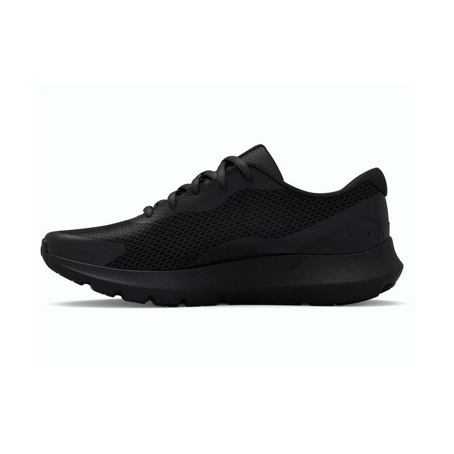 UNDER ARMOUR Детские кроссовки для бега: лёгкие, дышащие — Surge 3, чёрные — фото 2