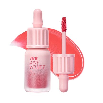 

Ink Airy Velvet Lip Tint Жидкая помада для губ 0,14 жидких унций 024 Небесный персик Peripera