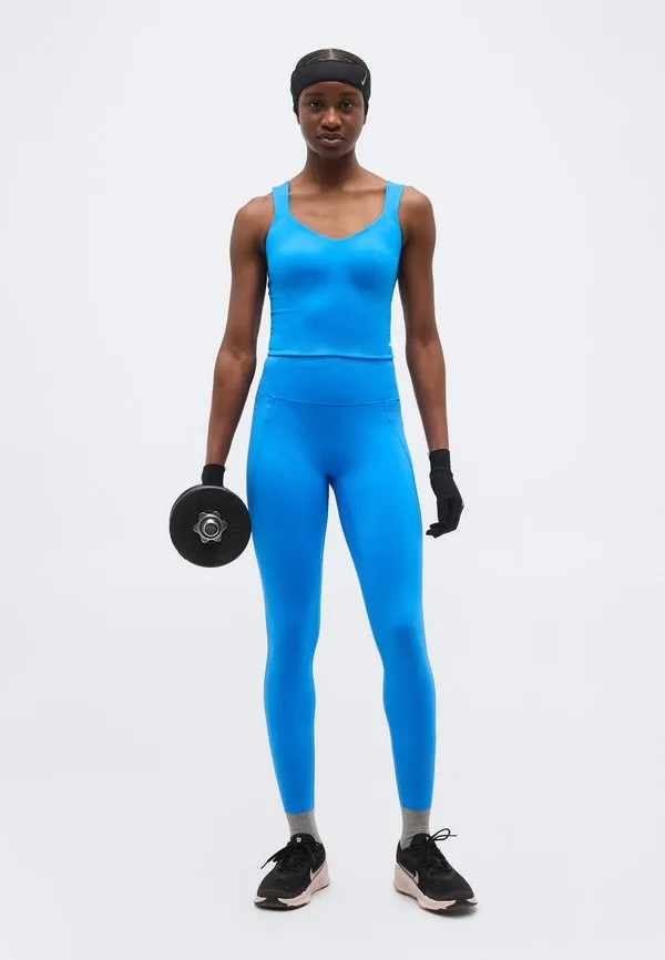 Леггинсы Nike Performance, Light Photo Blue/Blue Spark/Brilliant Blue — фото 2
