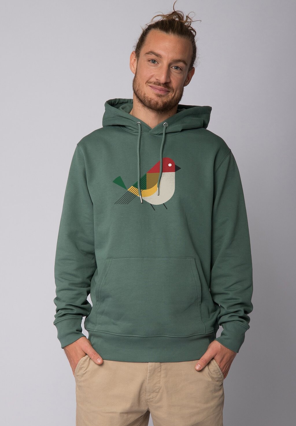

Толстовка с капюшоном VOGEL watapparel, темно-зеленый