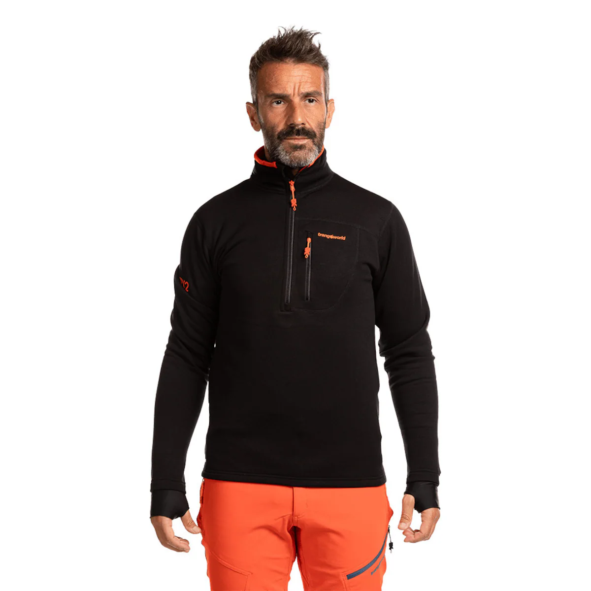 

Мужской флис Trangoworld Trx2 Stretch Pro, чёрный