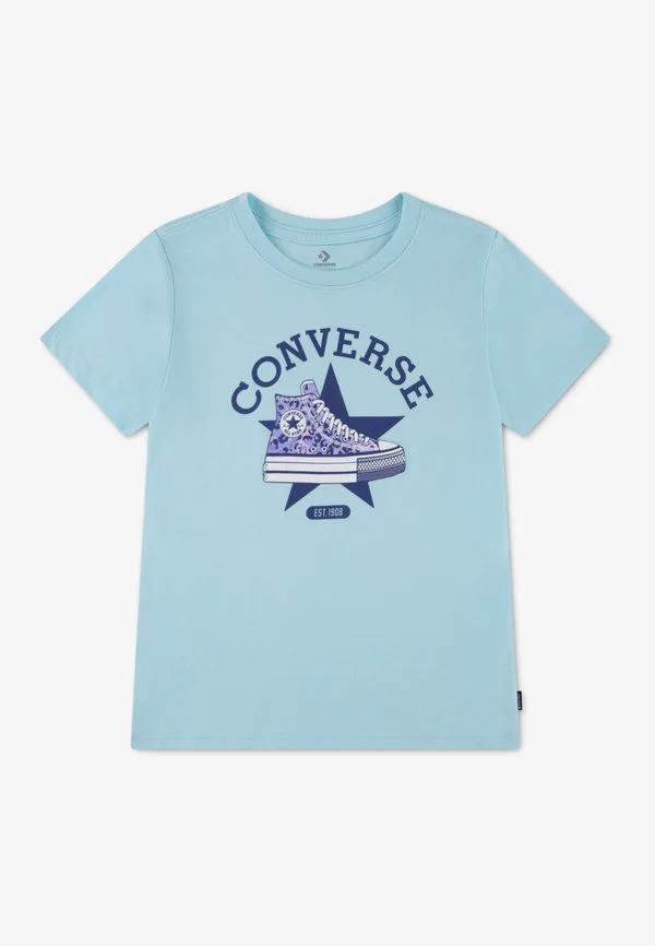 Футболка с графическим принтом в виде кроссовок Converse, Rained Out