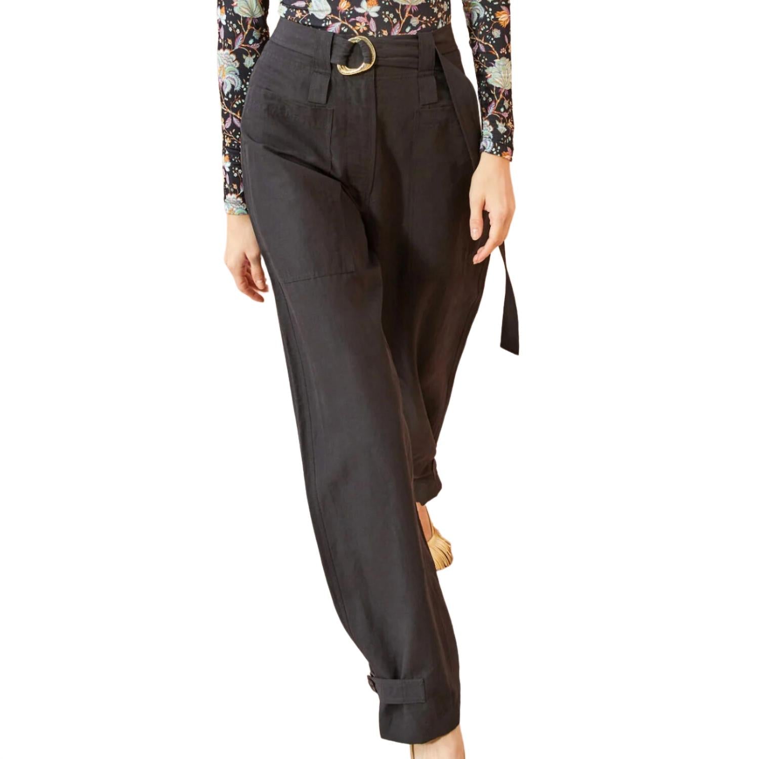 

Sabina Pant In Noir Ulla Johnson, Noir