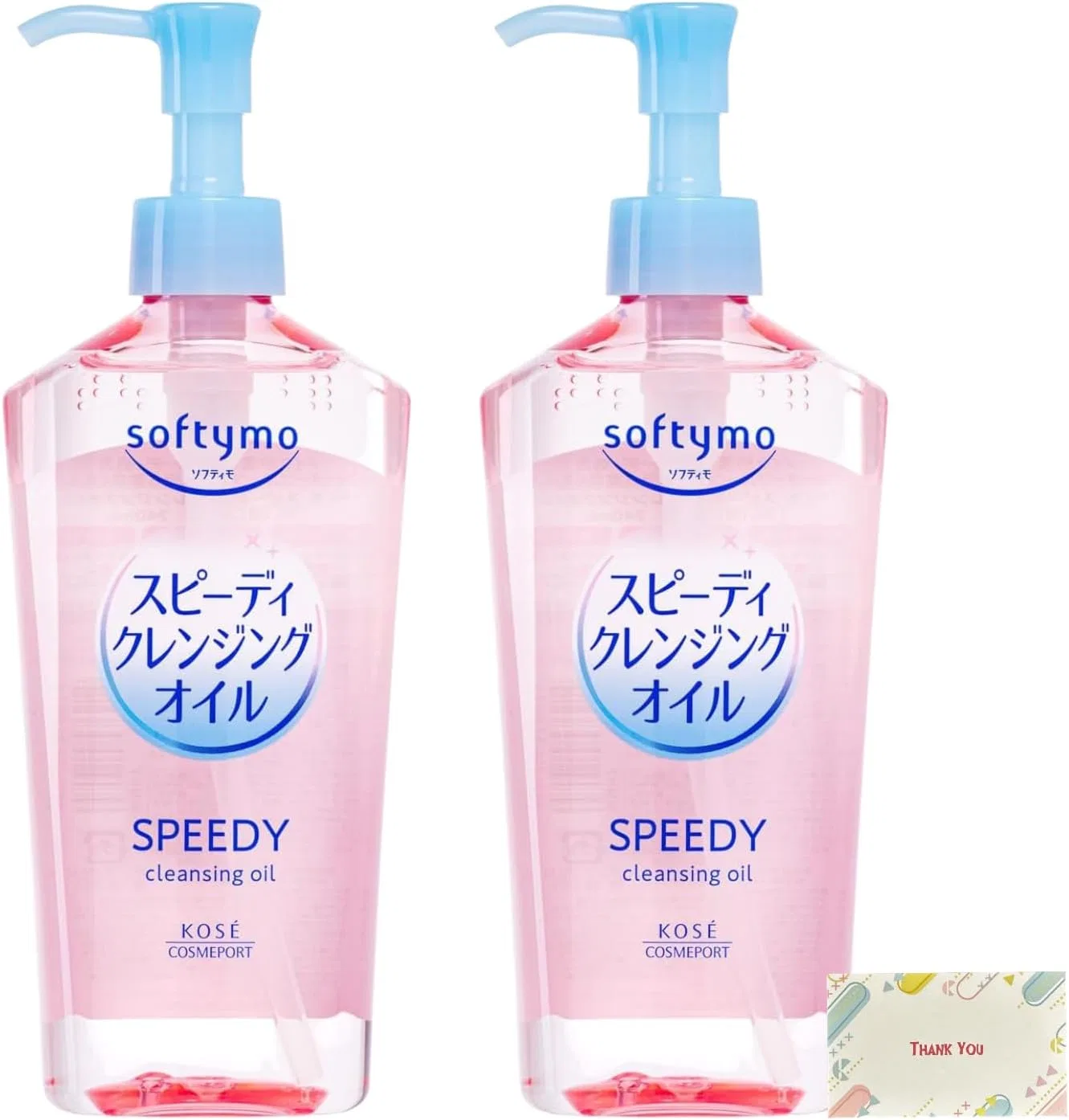 Набор Kunutonn — Масло для снятия макияжа Softymo Speedy Cleansing Oil, набор 2 шт., 240 мл