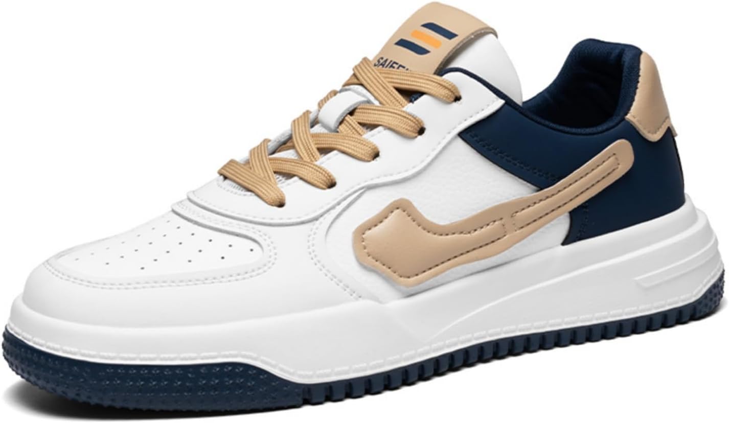 

Мужские кроссовки с низким верхом и комбинированными цветами, модная повседневная обувь - стильные для уличного спорта, встреч с друзьями и ежедневных поездок Aokisx, голубой