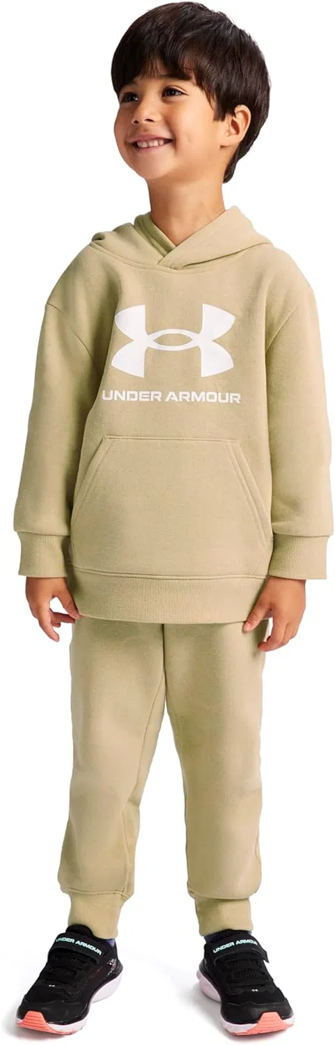 Детский спортивный комплект из толстовки и штанов Under Armour, Khaki Field Big — фото 4