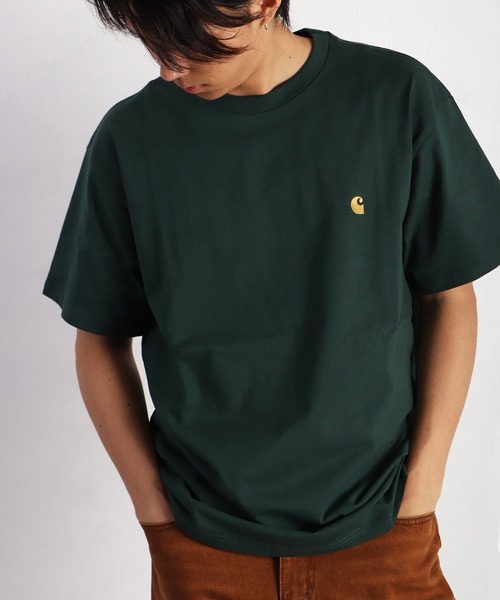 

Футболка с коротким рукавом, вышитый логотип Carhartt WIP, зеленый