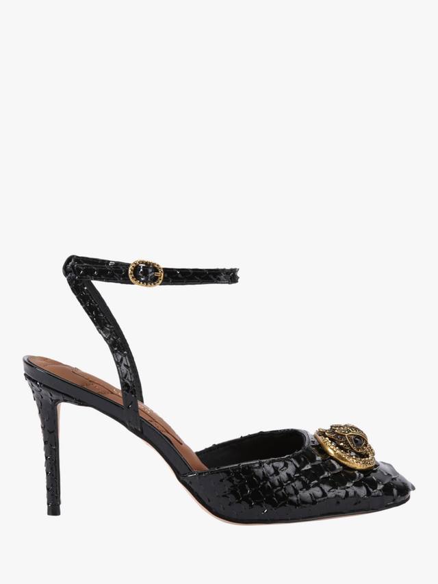 Челси сандалии с ремешком на щиколотке и тиснением под змею Kurt Geiger London, Black