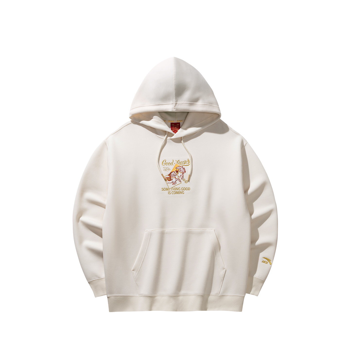 

Anta Мужская толстовка Good Things Happen, цвет Milk Salt, белый